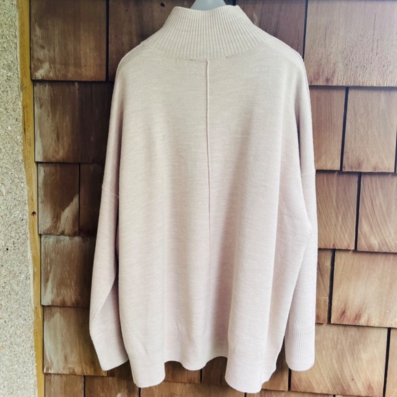 French Connection Oversize Babysoft River Knits High Neck Jumper Ton Sweater - Picture 10 of 17